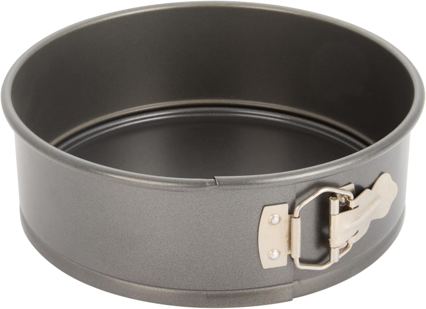 Molde Pastel Antiadherente 9pulg Acero Aluminizado Gris
