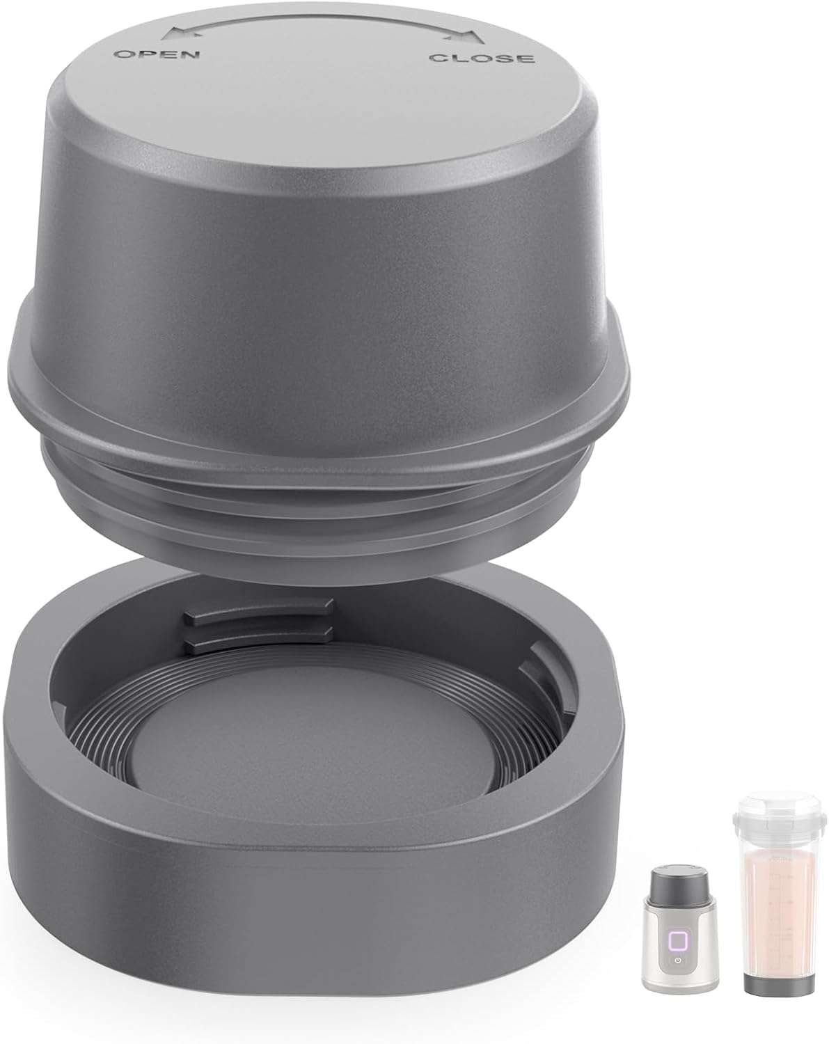Kit cubiertas recipiente comp Ninja BC150/BC100 gris
