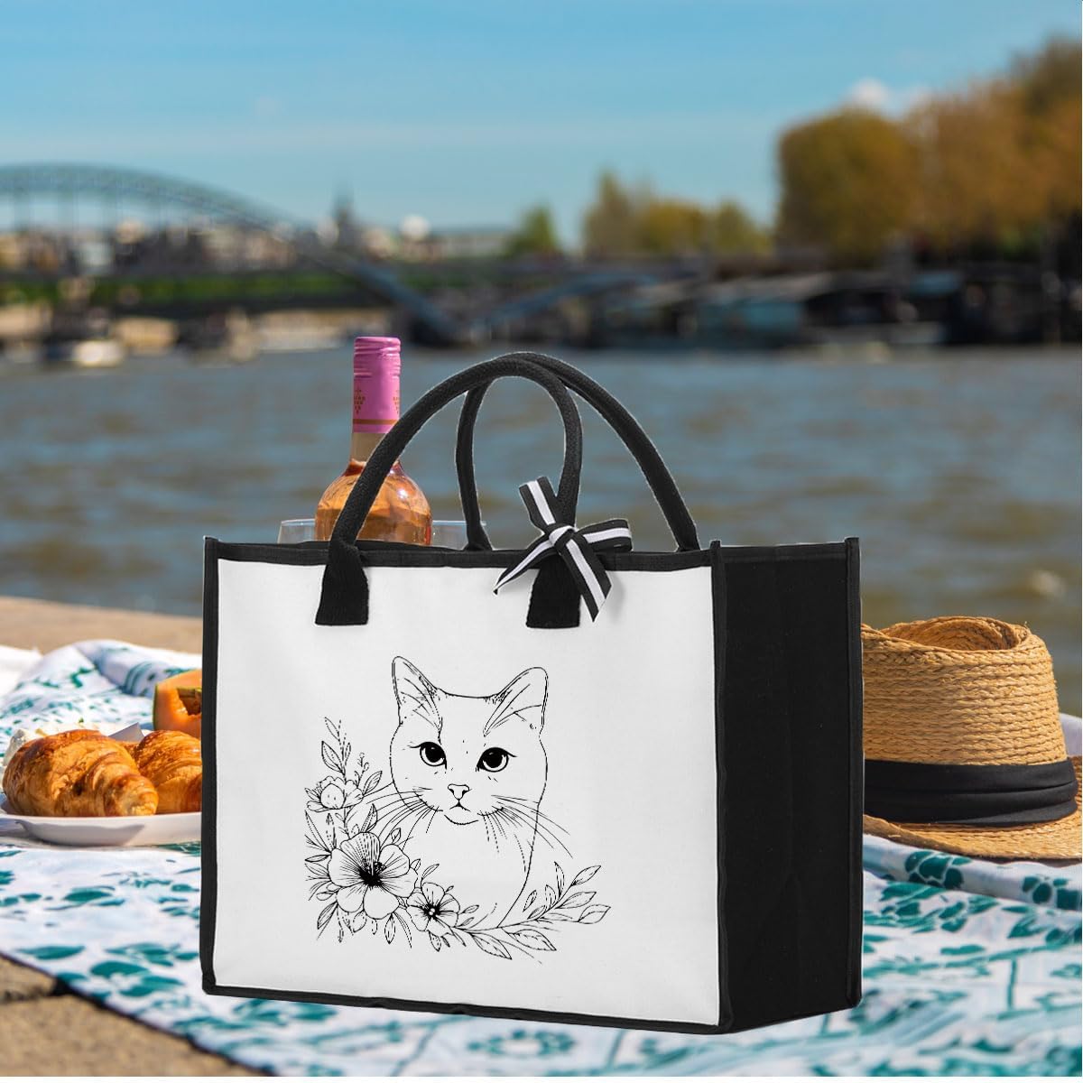 Bolsa estética para gatos mujer compras viajes gimnasio