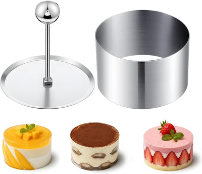 Moldes de anillo de acero inoxidable para cocinar y hornear