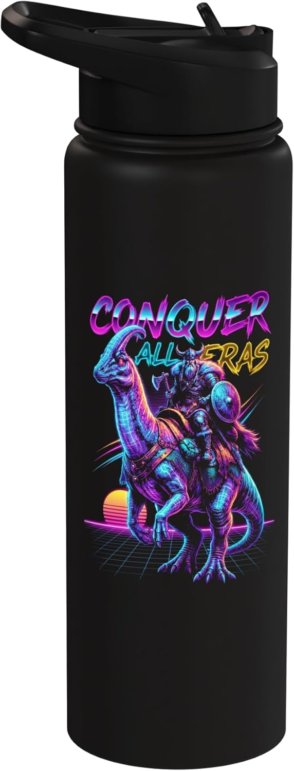 Botella agua aislada acero inox Synthwave