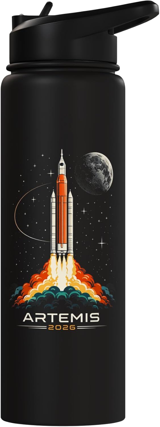 Botella de agua aislada de acero inoxidable Artemis II