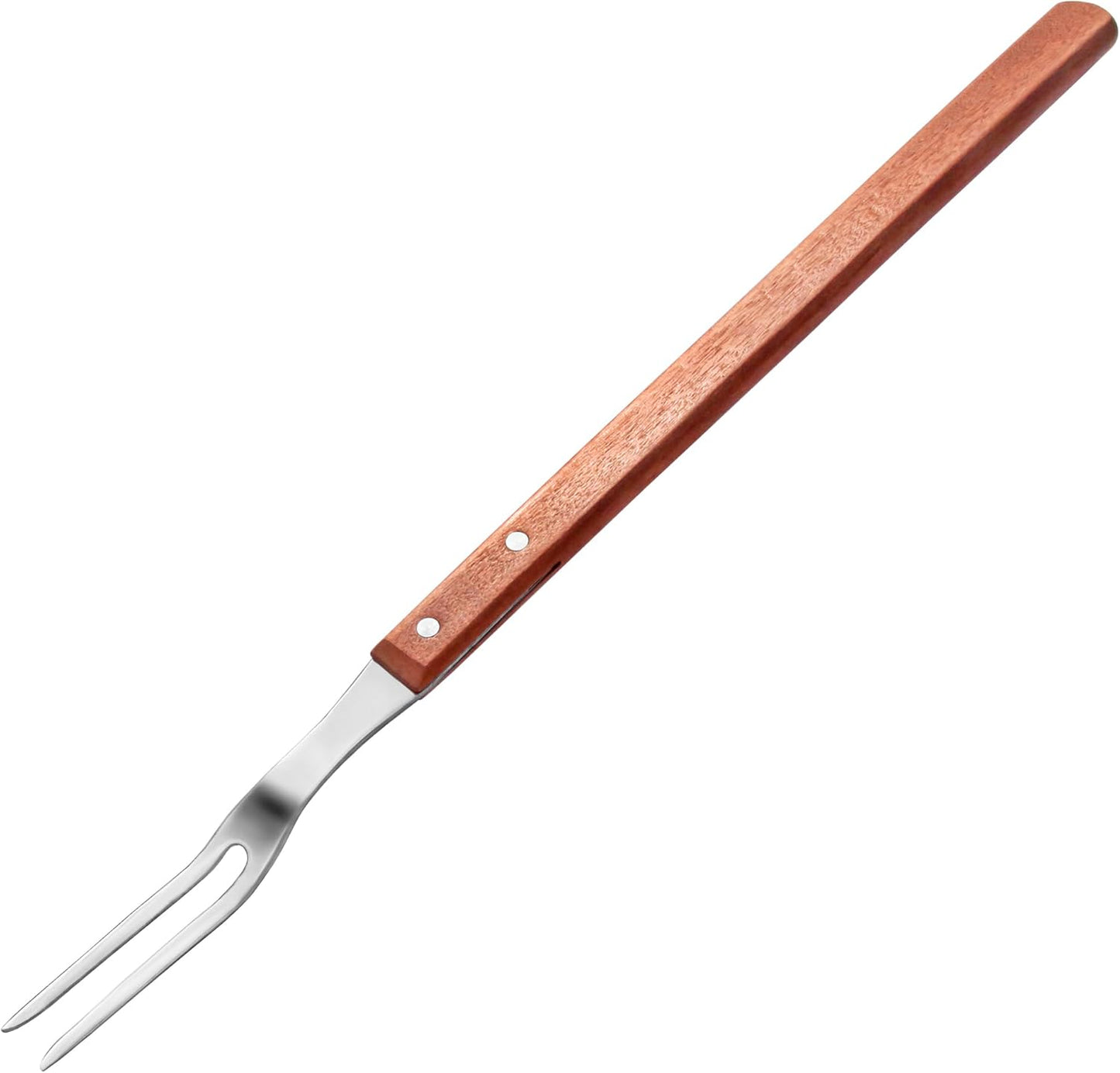 Tenedor barbacoa mango madera 21pulg