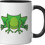 Taza Cerámica Halloween Negro/Blanco