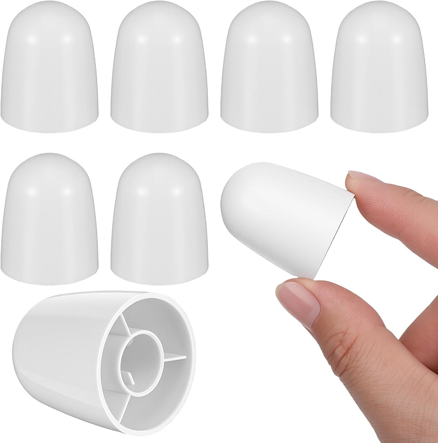 8 Tapas Universales para Perforadores Inodoro 1.42x1.18pulg