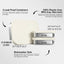 Pack Recipientes Acero Inox Almuerzo 27oz 24oz 16oz 8oz