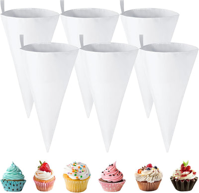 Paquete de 6 bolsas reutilizables de pastelería de 24 pulgadas para glaseado y decoración