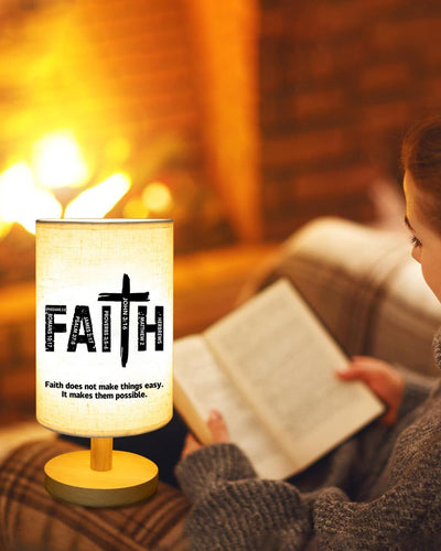 Lámpara mesa cristiana regalo mujer inspiradora