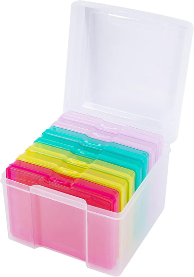 Caja fotos 5x7pulg con 7 fundas interiores organizador