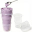 Soporte para bolsas de repostería ajustable sin manos para decorar cupcakes y pasteles