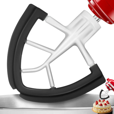 Paleta batidora flexible para KitchenAid 4.5-5 cuartos de galón con soporte inclinable