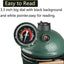 Termómetro repuesto Big Green Egg 150-900°F lente vidrio