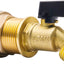 Kit válvula barril lluvia 3/4 pulg conector manguera jardín