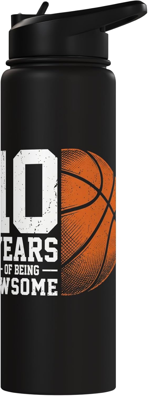 Botella de agua acero inoxidable retro deportiva sin BPA