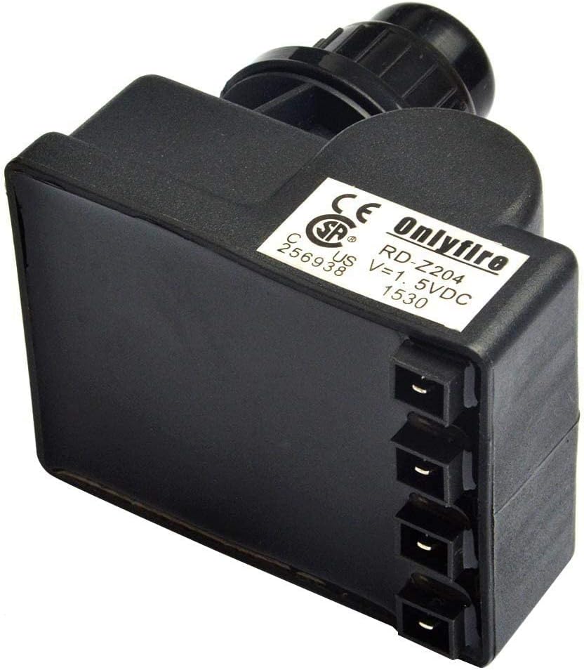 Kit encendido electrónico 4 chispas universal botón presión negro
