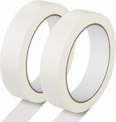 2 Pzas Cinta Adhesiva Blanca 1pulg Multisuperficie