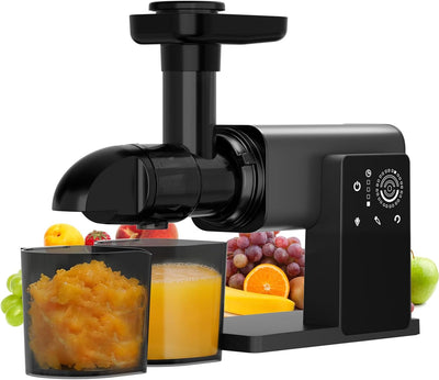 Exprimidor de prensa en frío con pantalla tactil LED para verduras fibrosas