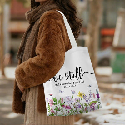 Bolsa lona cristiana para mujer y hombre uso diario