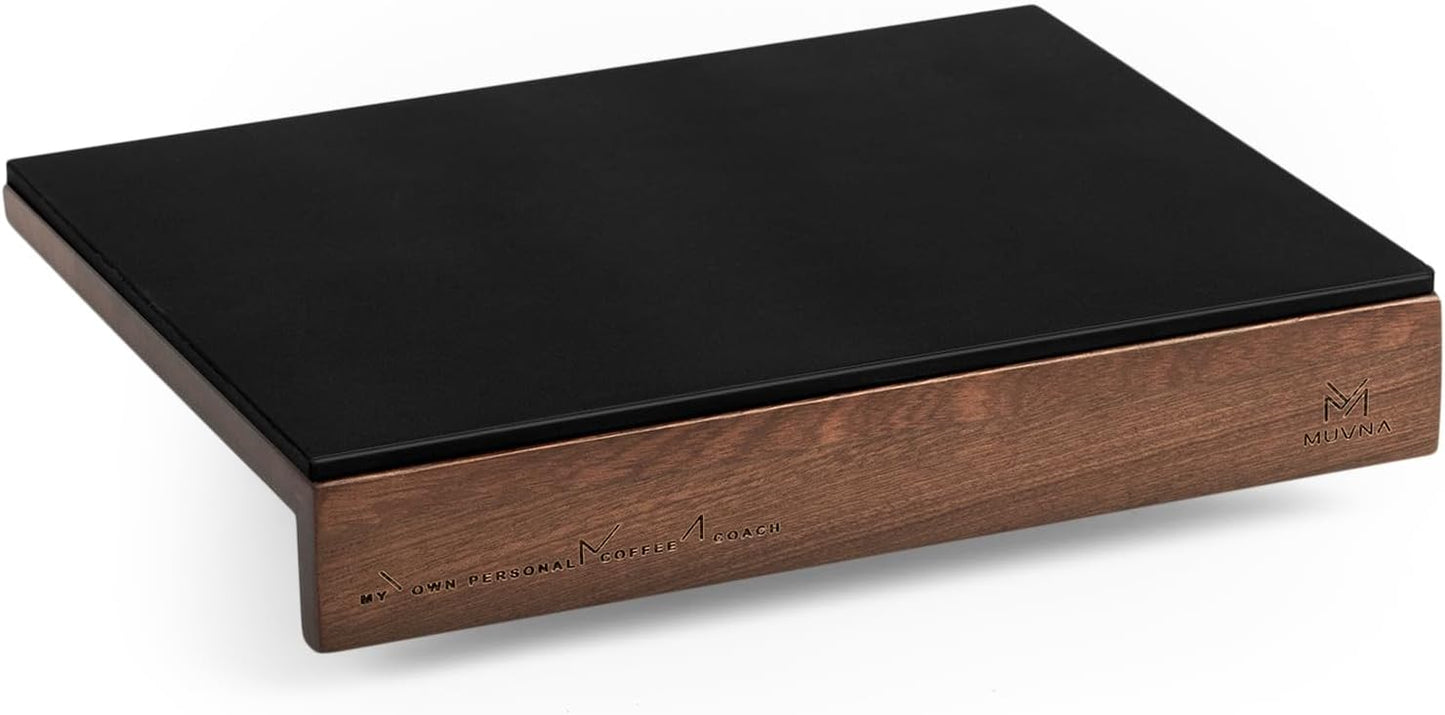 Mesa de tamizado nuez con tamper 58mm retroalimentación sonora