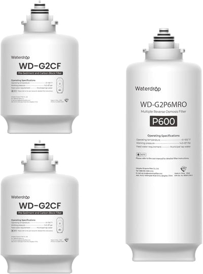 Filtro para sistema de ósmosis inversa Waterdrop WD-G2P6MRO