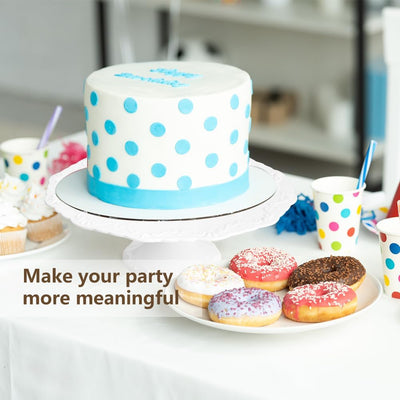 Soporte de pastel de 10 pulgadas para pasteles de 8 pulgadas, soporte de porcelana para tartas de boda y fiestas