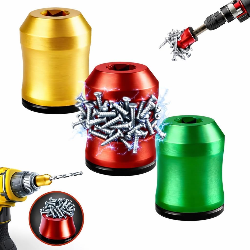 3 Anillos Magnéticos Soporte Antiderrap para Herramientas