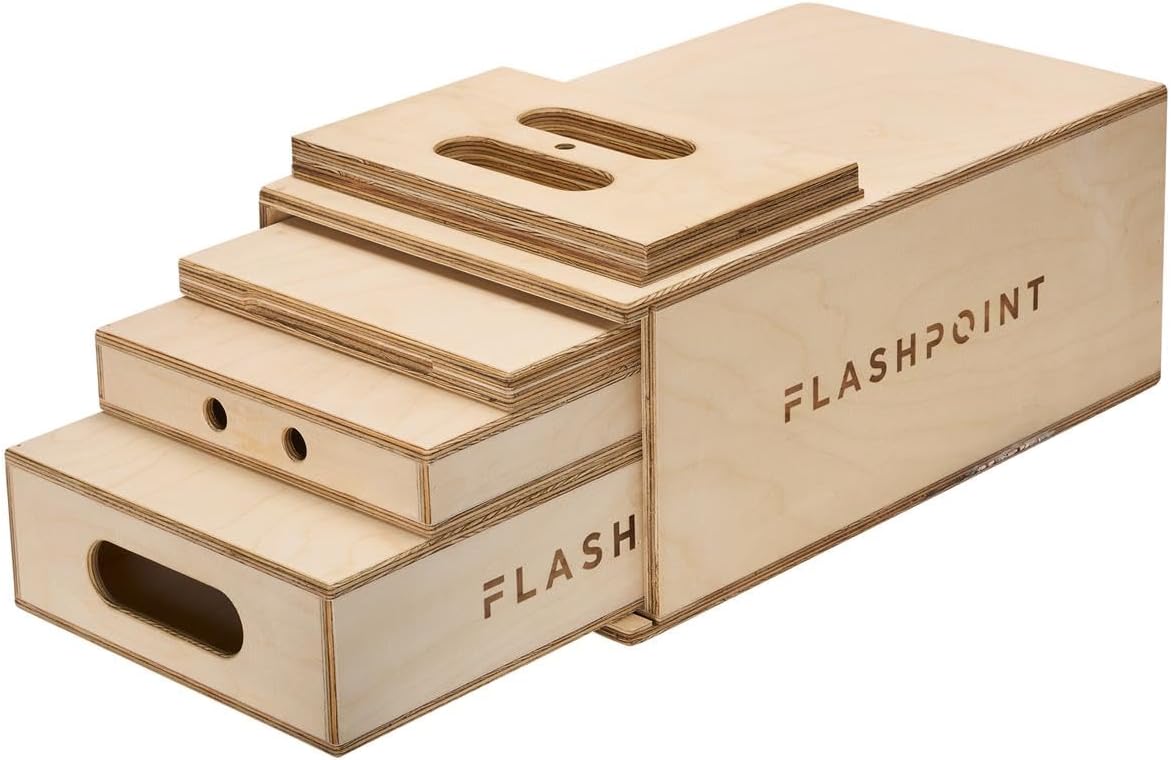 Juego caja manzana anidable 4en1 marrón