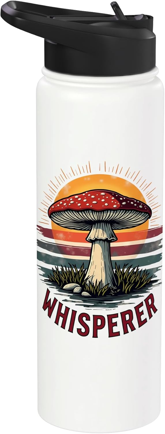 Botella de agua aislada acero inoxidable para recolección de hongos
