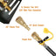 Accesorios conexión rápida propano RV 1/4pulg gas baja presión