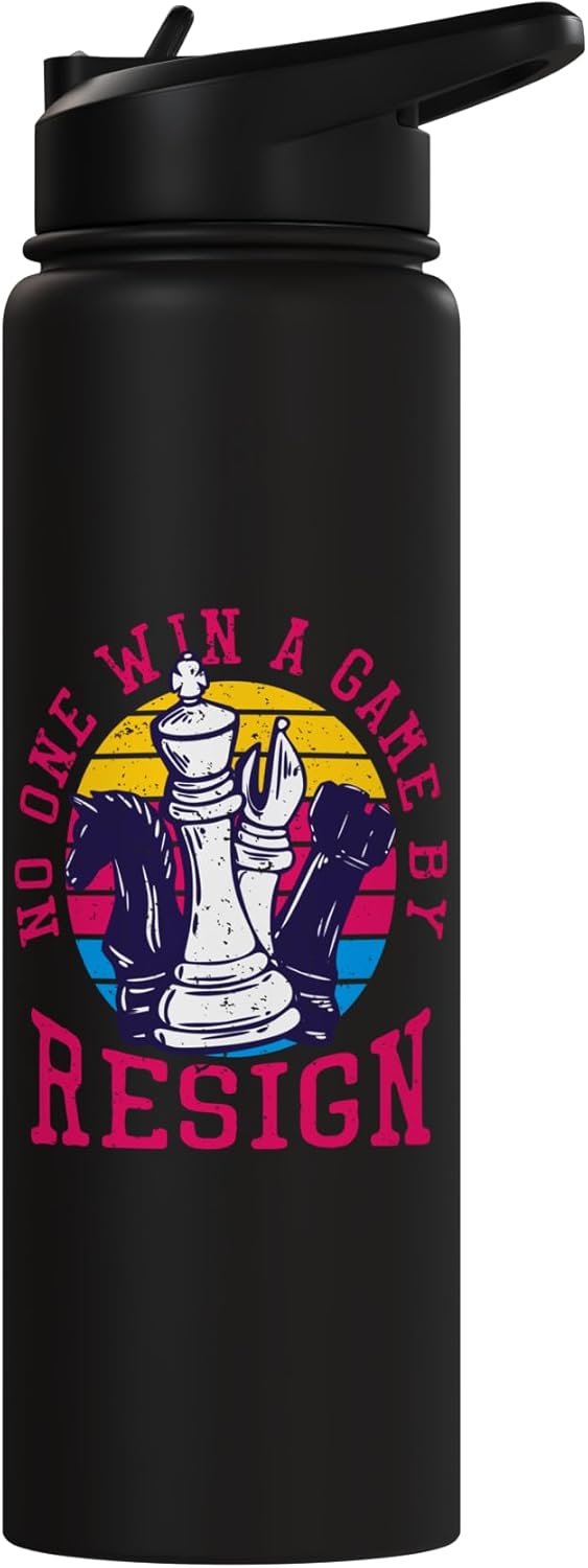 Botella térmica acero inox para ajedrez