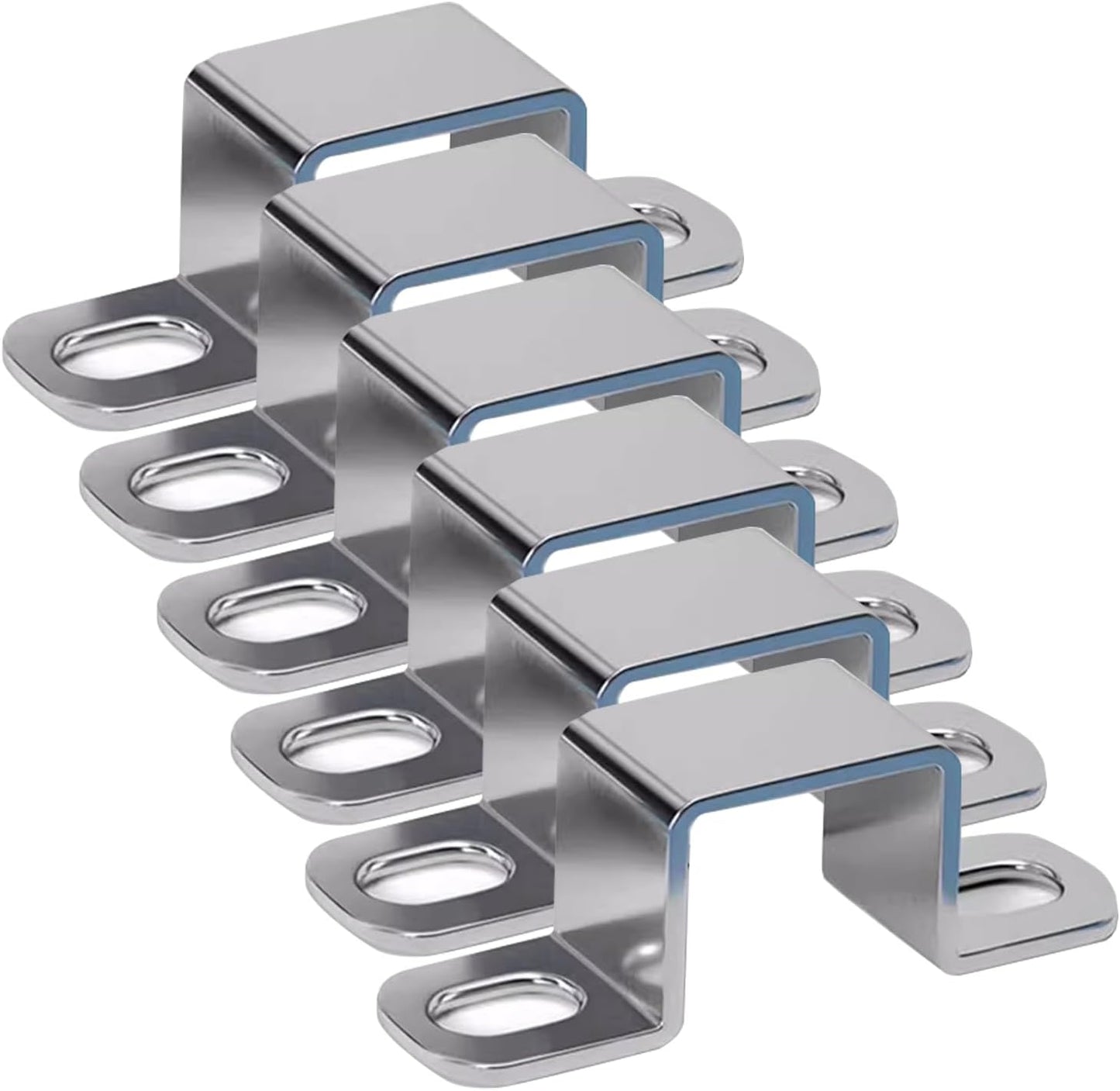 Abrazadera cuadrada acero inox set 6