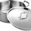Olla Acero Inox 8qt Sarten Diaria 13pulg Induccion