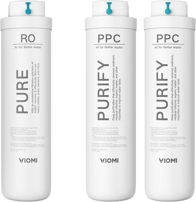 Filtro RO y 2 filtros PPC para sistema Viomi Pure B6W