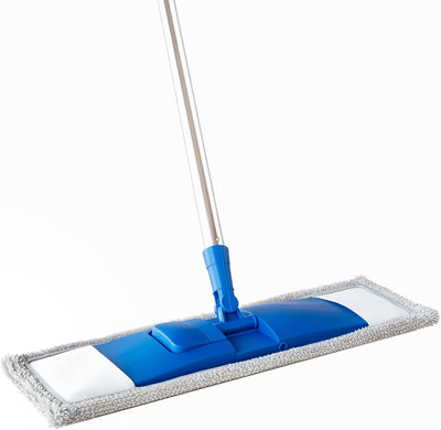 Trapeador microfibra acero inox 17x50pulg suelos madera