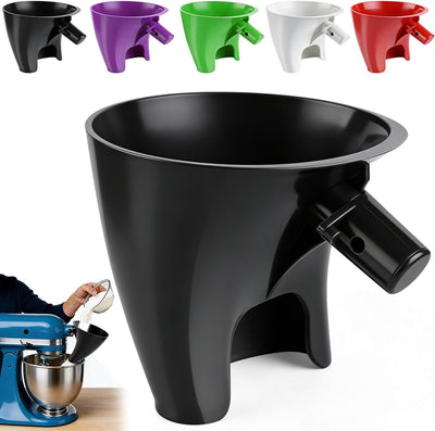 Embudo de harina antisalpicaduras para mezclador KitchenAid de 5 cuartos
