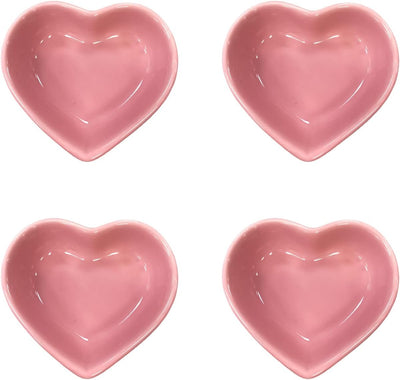 Plato porcelana forma corazón 1.5oz para fiesta deshierbe