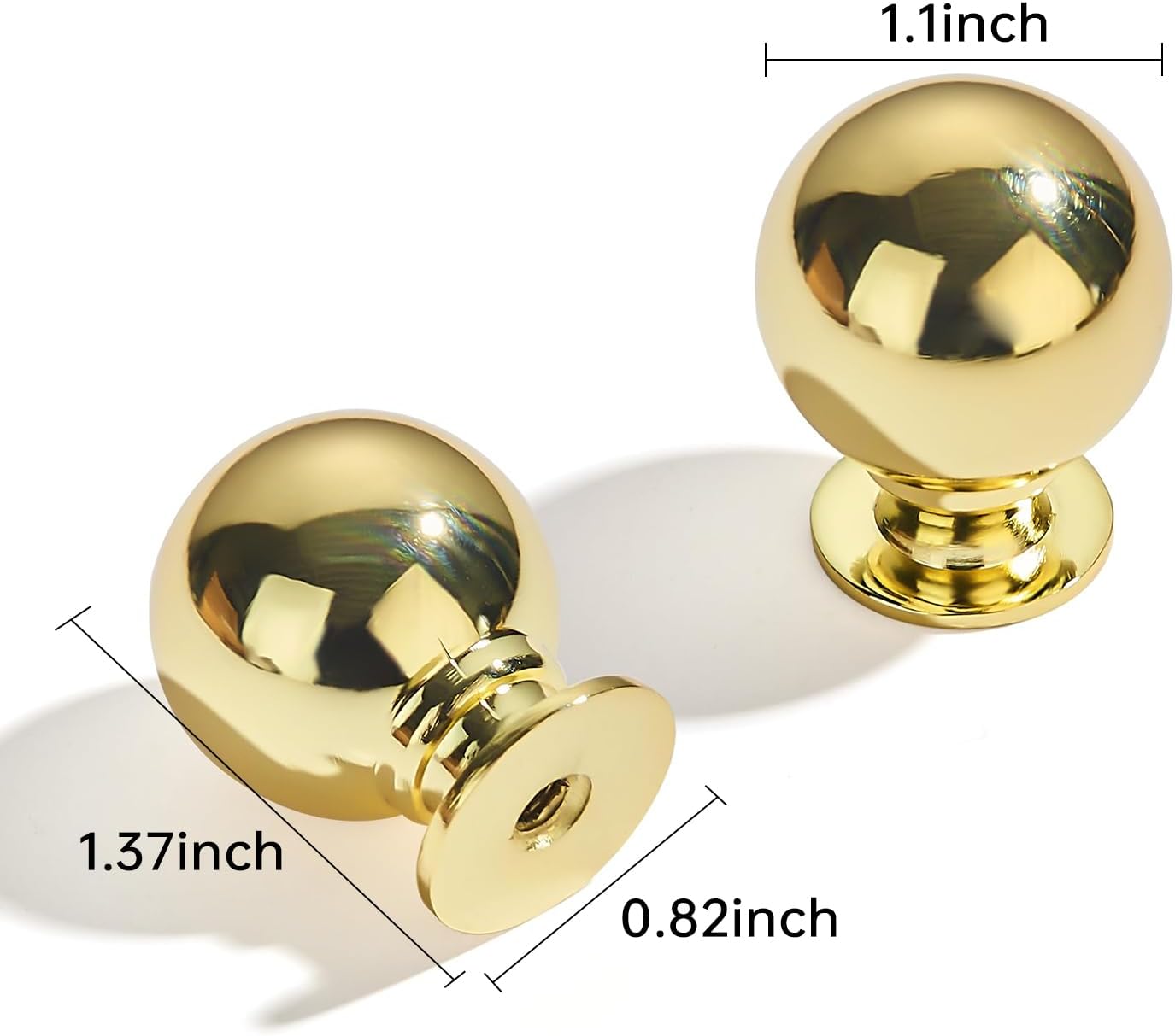 2 Manijas Latón Pulido Vintage para Cajones Cocina