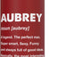 Botella de agua acero inoxidable aislada Aubrey Name