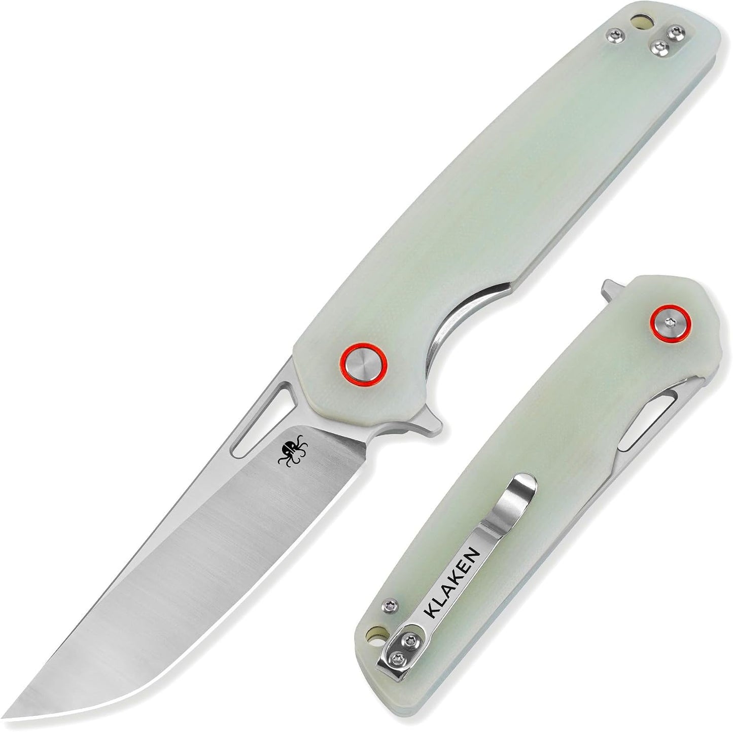 Cuchillo plegable PRO D2 G10 3.35pulg EDC con rodamientos cerámica