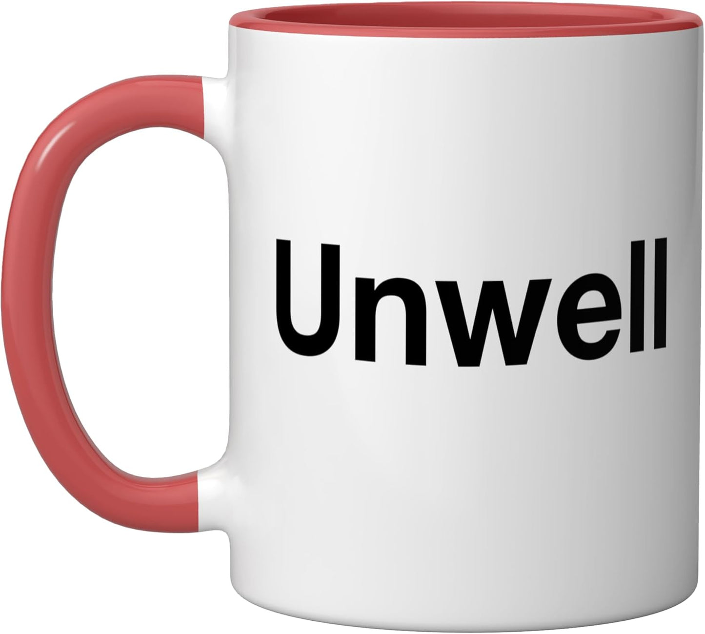 Taza Cerámica Roja/Blanca