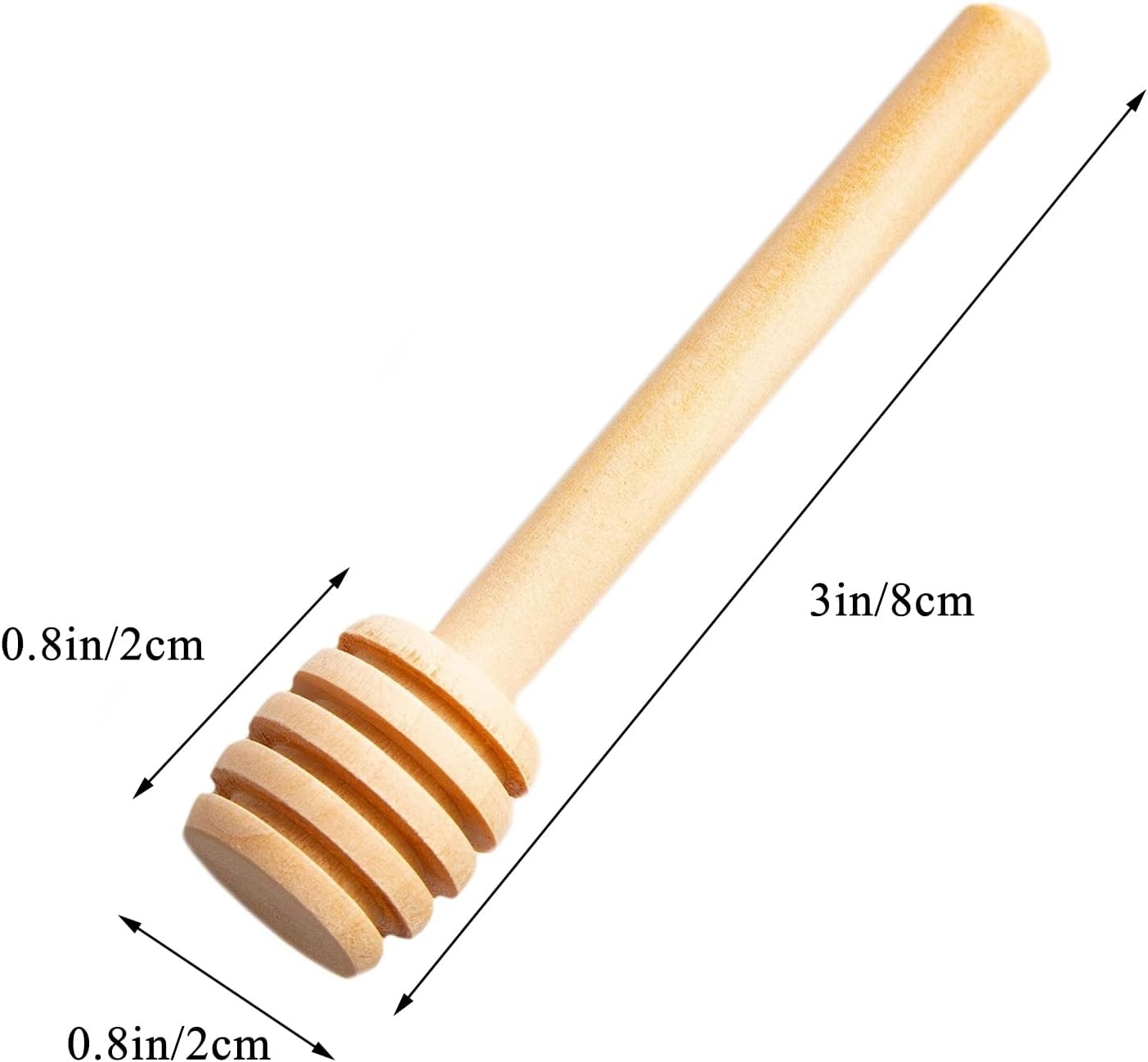 Barras de madera para agitador de miel 3" y 6"
