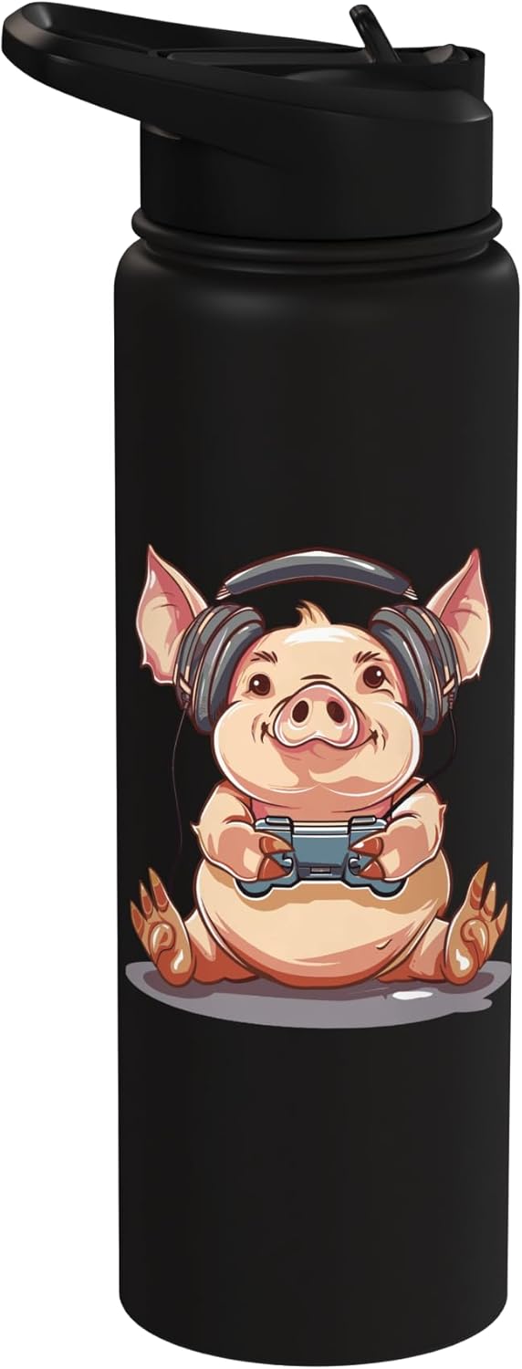 Botella agua aislada acero inox Pig