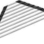 Estante triangular para secar platos en fregadero con soporte para esponja
