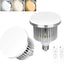 2 Bombillas LED E27 Regulables 3000-5500K Control Remoto