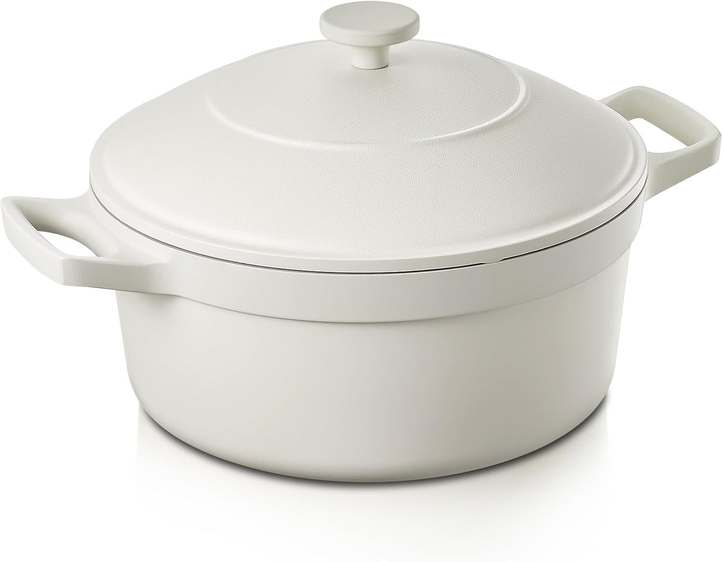 Olla antiadherente 5.7qt con tapa cerámica para cocina