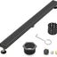 Drenaje ducha lineal acero inox 36pulg negro mate