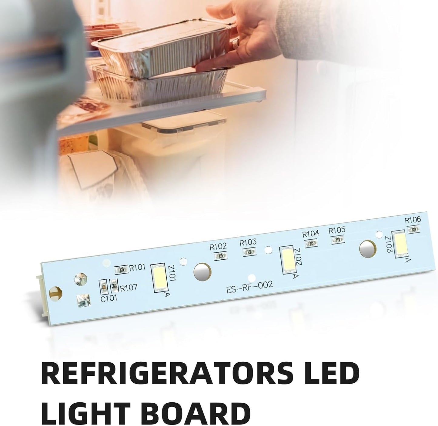 Tablero luz LED para refrigerador GE