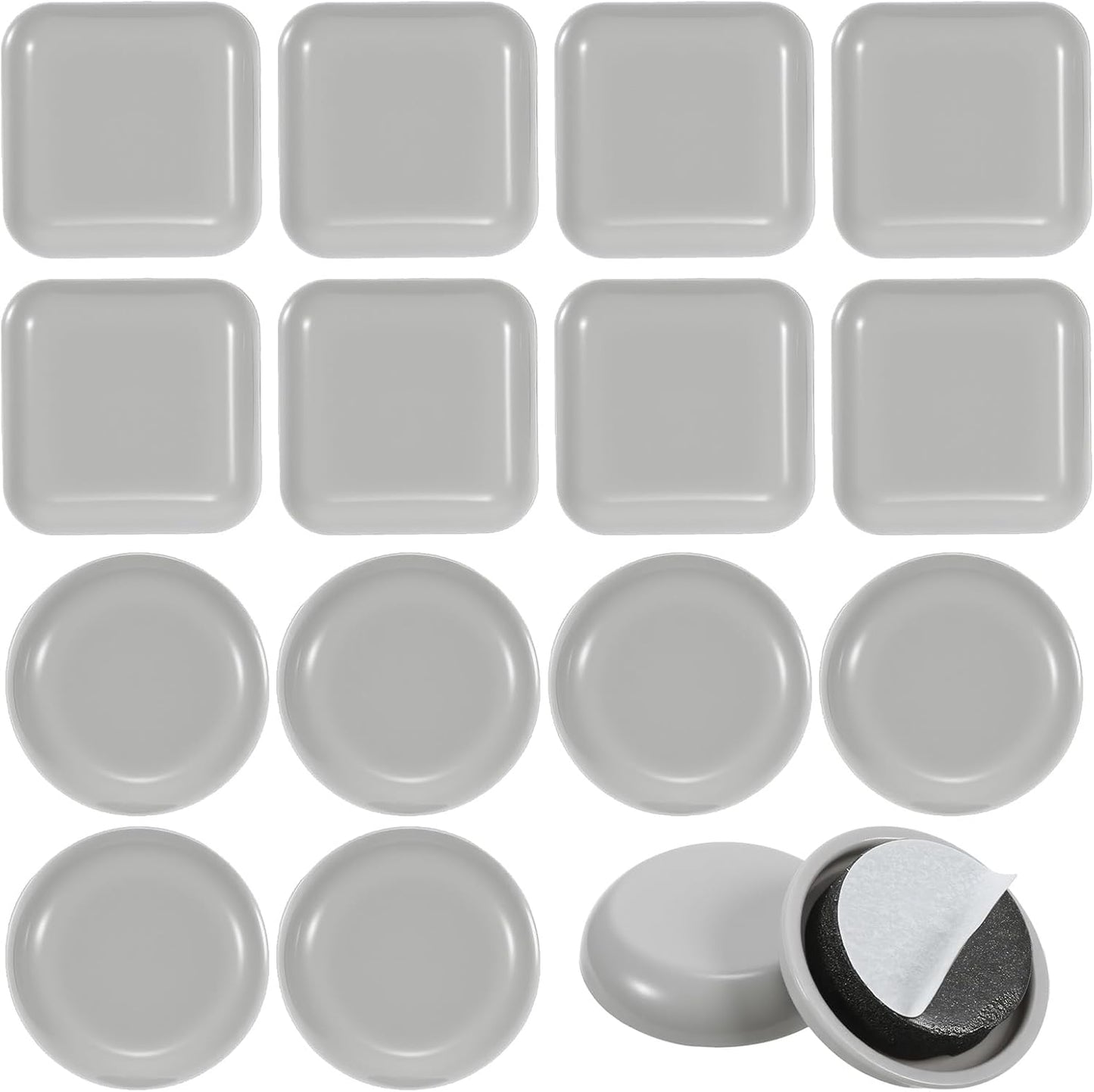 16 Deslizadores Autoadhesivos para Muebles 1pulg