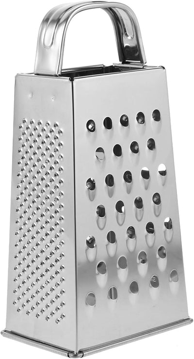Rallador de queso de acero inoxidable multifuncional con asa