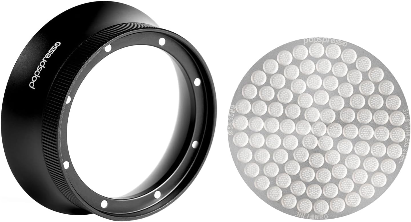 Anillo dosificador magnético café expreso acero inox 316